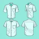 light turquoise shirt image